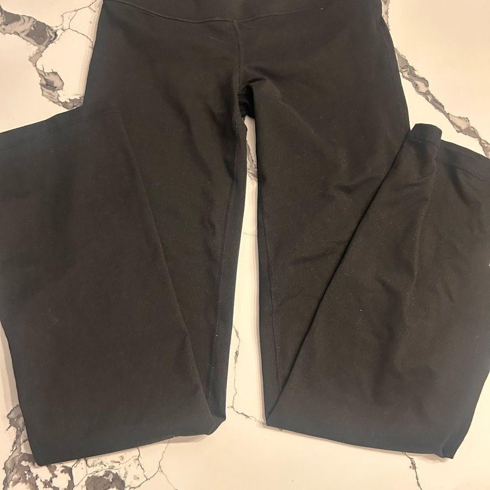 Zella Black flared Leggings size 2 tall